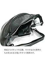 Amazon | Deep Zone ボディバッグ 本革 牛革 レザー バッグ 男性